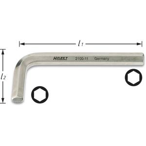 Hazet HAZET 2100-14 Inbus Haakse schroevendraaier 14 mm