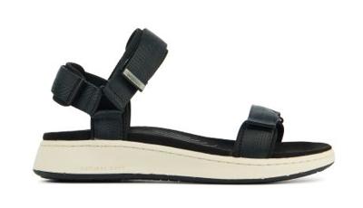 Woden Dames Sandalen in Stof (Zwart)