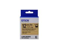 EPSON Ribbon LK-4KBK satijn goud/zwart