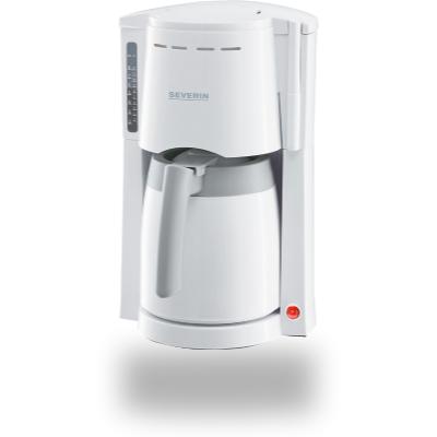 Severin KA 4114 Koffiezetapparaat Wit, Grijs Capaciteit koppen: 8