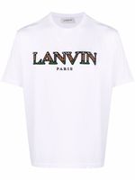 Lanvin t-shirt à logo imprimé - Blanc