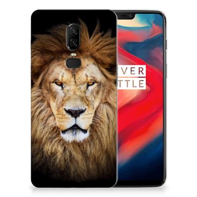 OnePlus 6 TPU Hoesje Leeuw OnePlus 6 TPU Hoesje Leeuw