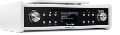 TechniSat DigitRadio 20 CD Onderbouwradio VHF (FM) AUX, CD Wit