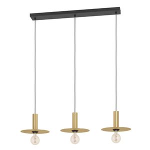 Eglo Gouden 3-lichts hanglamp Escandell 900732