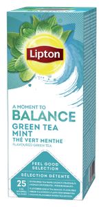 Thee Lipton Balance Groene thee Munt 25stuks