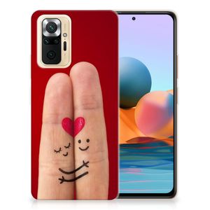 Xiaomi Redmi Note 10 Pro Silicone Back Cover Liefde - Origineel Romantisch Cadeau