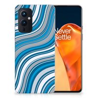 OnePlus 9 TPU bumper Waves Blue - thumbnail