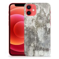 iPhone 12 Mini TPU Siliconen Hoesje Beton Print - thumbnail