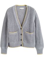 Chinti & Parker cardigan Summer Stitch - Gris - thumbnail