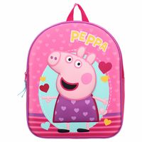 Peppa Pig school rugtas/rugzak voor peuters/kleuters/kinderen 32 cm   -