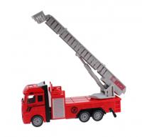 Free and Easy ladderwagen 12,5 cm rood