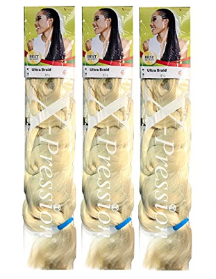 X-Pression Ultra Braid Vlechthaar #613A - Voordeelverpakking 3 Stuks
