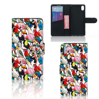 Xiaomi Redmi 7A Telefoonhoesje met Pasjes Birds