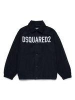 DSQUARED2 KIDS surchemise à logo imprimé - Noir - thumbnail