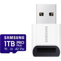 Samsung microSD Card PRO Plus (2023) miniSDXC-kaart Retail 1 TB Class 10, UHS-Class 1, Class 3 UHS-I , v30 Video Speed Class, A2 Application Performance Class - thumbnail