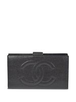 CHANEL Pre-Owned portefeuille CC en cuir (1997) - Noir