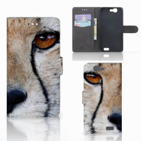 Huawei Ascend G7 Telefoonhoesje met Pasjes Cheetah