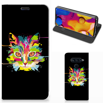 LG V40 Thinq Magnet Case Cat Color