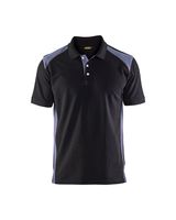 Blaklader polo pique 3324-1050 zwart/grijs mt 3XL