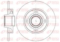 Remschijf REMSA, Remschijftype: Massief, Diameter (mm)249mm, Inbouwplaats: Achteras: , u.a. für Citroën, Peugeot, DS