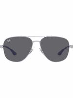 Ray-Ban lunettes de soleil à monture carrée - Argent