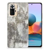 Xiaomi Redmi Note 10 Pro TPU Siliconen Hoesje Beton Print - thumbnail