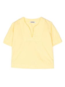 KINDRED blouse à col fendu - Jaune