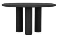 DTP Home Ronde Eettafel Clio Betonlook, 140cm - Zwart - thumbnail