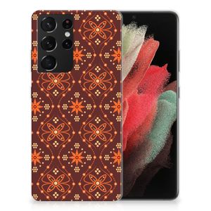 Samsung Galaxy S21 Ultra TPU bumper Batik Brown