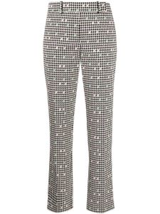 Paule Ka pantalon à motif pied-de-poule en jacquard - Multicolore