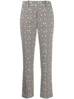 Paule Ka pantalon à motif pied-de-poule en jacquard - Multicolore - thumbnail