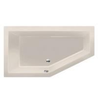 Ligbad Inbouw Xenz Society 160 Vijfhoek Rechts 90x160x50cm Acryl Pergamon Hoogglans met Poten