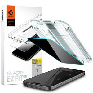 Spigen Glas.tR Ez Fit Privacy iPhone 15 Pro Max Screenprotector - 9H