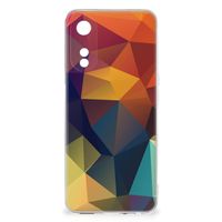 OPPO A78 5G | A58 5G TPU Hoesje Polygon Color - thumbnail