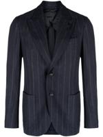 Lardini Gestreepte blazer - Blauw