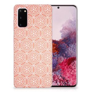 Samsung Galaxy S20 TPU bumper Pattern Orange