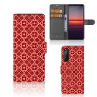 Sony Xperia 5II Telefoon Hoesje Batik Rood