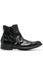 Officine Creative zip-up leather ankle boots - Noir