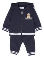 Moschino Kids survêtement à motif Teddy Bear - Bleu