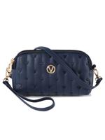 Trendy Metallic Embroidered Crossbody Messenger Bag