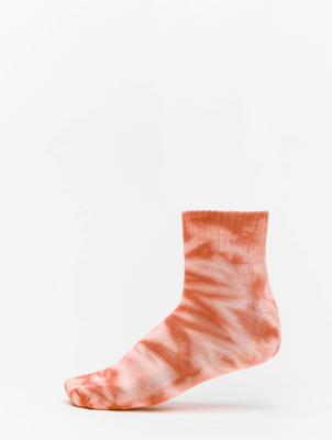 Urban Classics / Sokken Tie Dye Socks Short 2-Pack in oranje Urban Classics / Sokken Tie Dye Socks Short 2-Pack in oranje