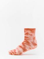 Urban Classics / Sokken Tie Dye Socks Short 2-Pack in oranje