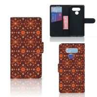 LG Q60 Telefoon Hoesje Batik Brown