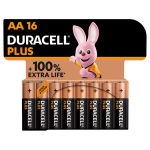 Duracell AA Plus Alkaline 16x