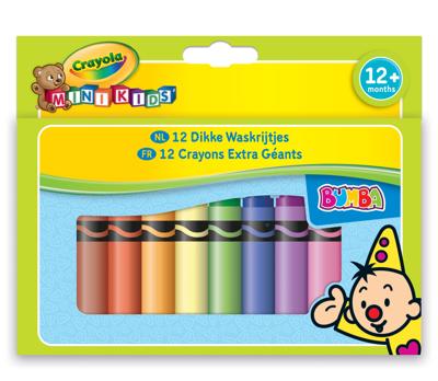 Crayola Mini Kids - Bumba 12st. Dikke waskrijtkes