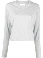 Loulou Studio t-shirt en coton à manches longues - Gris - thumbnail