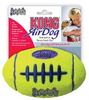 KONG AIRDOG FOOTBALL GEEL MEDIUM 13X8 CM