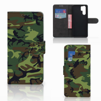 Huawei P30 Pro Telefoon Hoesje Army Dark