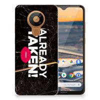 Nokia 5.3 Siliconen hoesje met naam Already Taken Black - thumbnail