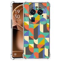 OPPO Find X6 Pro Doorzichtige Silicone Hoesje Funky Retro - thumbnail